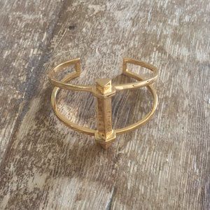 Botkier Sliding Bar Vertical Cuff Bracelet - Gold